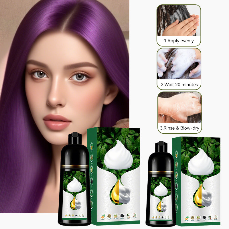 Plant-Based Bubble Hair Dye