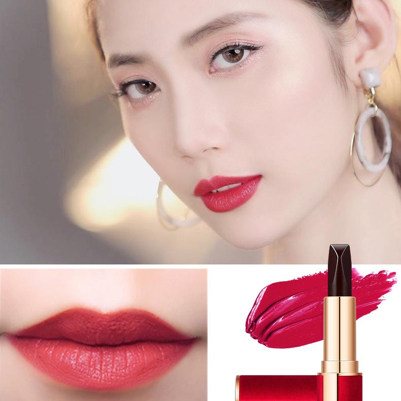 Three-color Velvet Matte Waterproof Non-stick Lipstick - Great Gift for Her