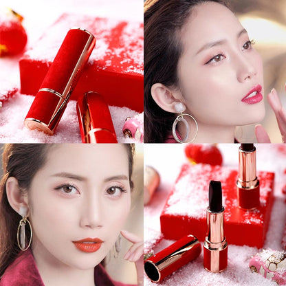 Three-color Velvet Matte Waterproof Non-stick Lipstick - Great Gift for Her