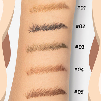 4 Tip Precise Eye Brow Makeup Pen for Natural Brows