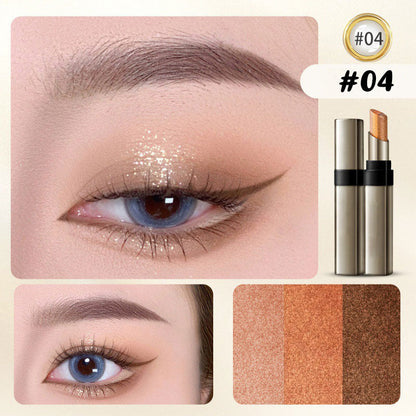 Time-Saving 3 Color Gradient Eyeshadow Stick for Beginner