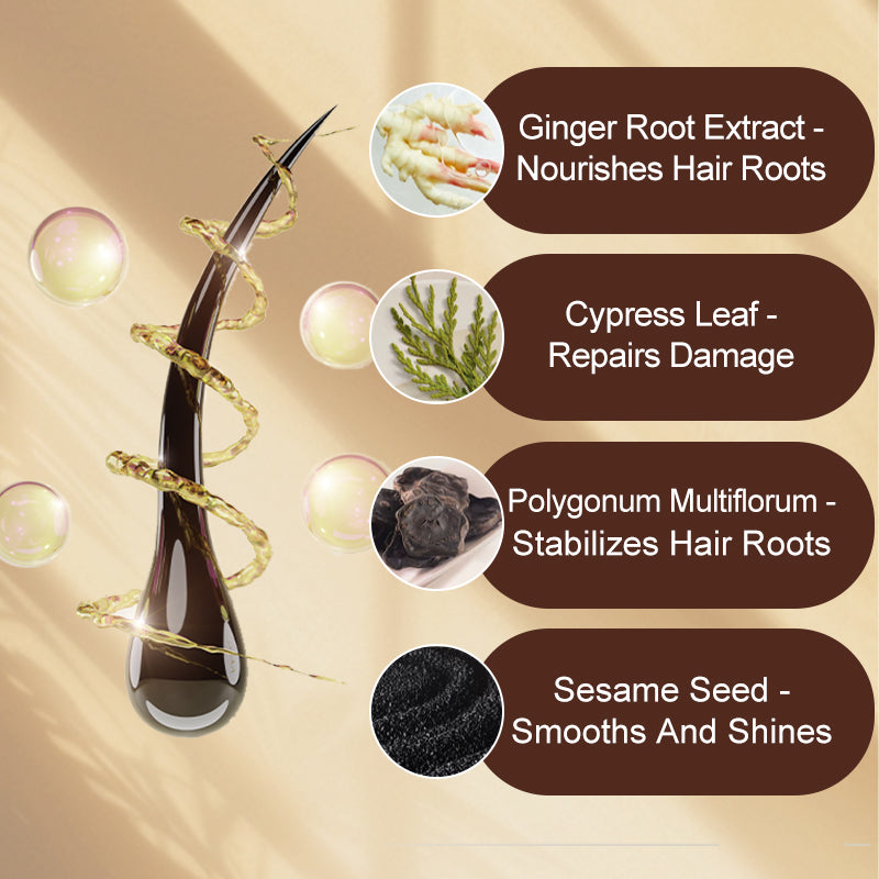 Moisturizing Hair Dye Shampoo for Gray Hair