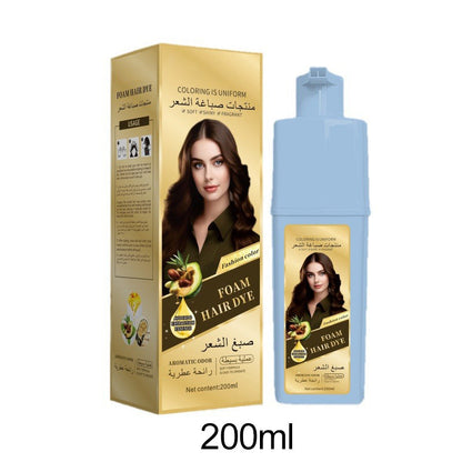 Moisturizing Hair Dye Shampoo for Gray Hair