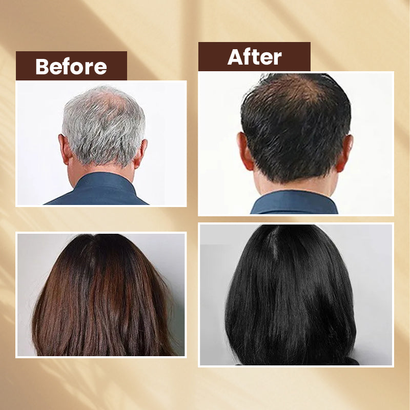 Moisturizing Hair Dye Shampoo for Gray Hair