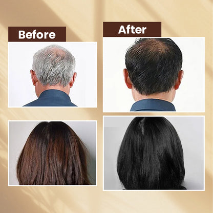 Moisturizing Hair Dye Shampoo for Gray Hair