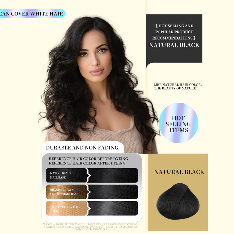 Moisturizing Hair Dye Shampoo for Gray Hair