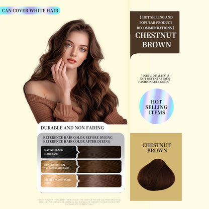 Moisturizing Hair Dye Shampoo for Gray Hair