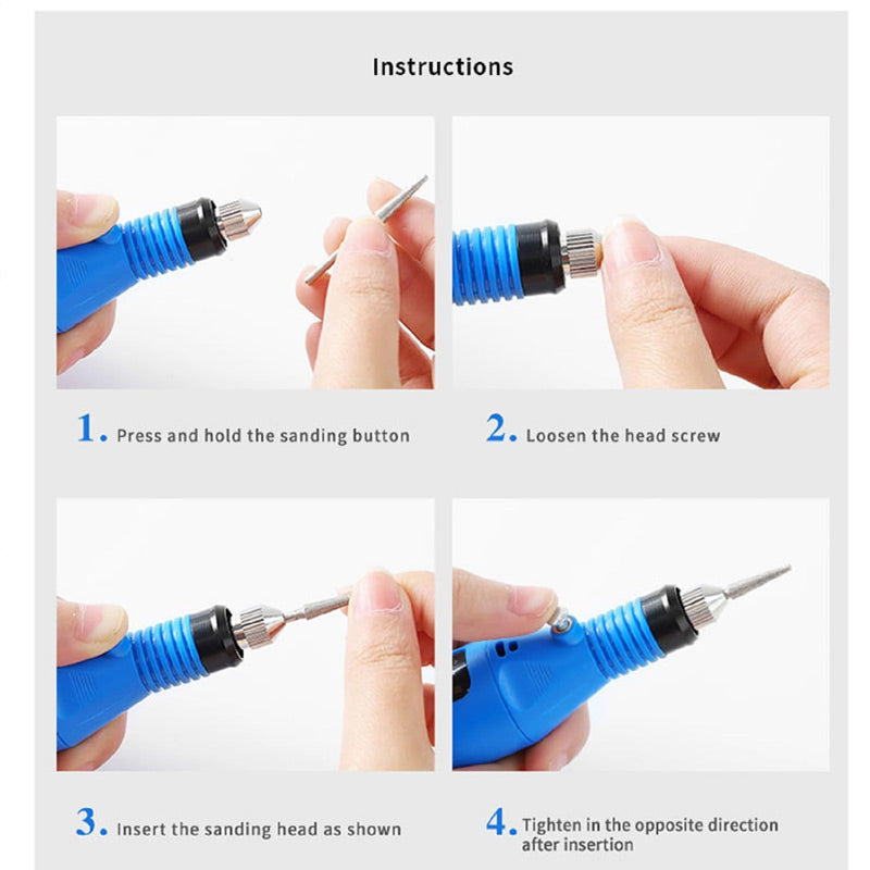 USB Electric Nail Drill