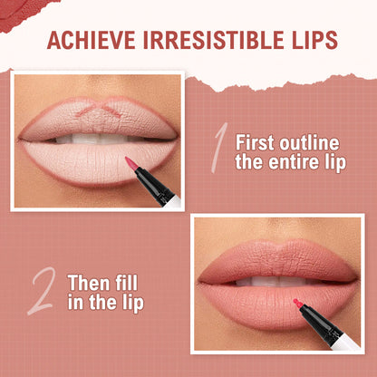 🔥2025 Summer New Products🩷-Waterproof Matte Long Lasting Lip Liner