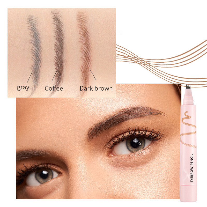Waterproof Four-Prong Brow Pencil