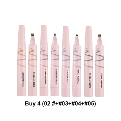 Waterproof Four-Prong Brow Pencil