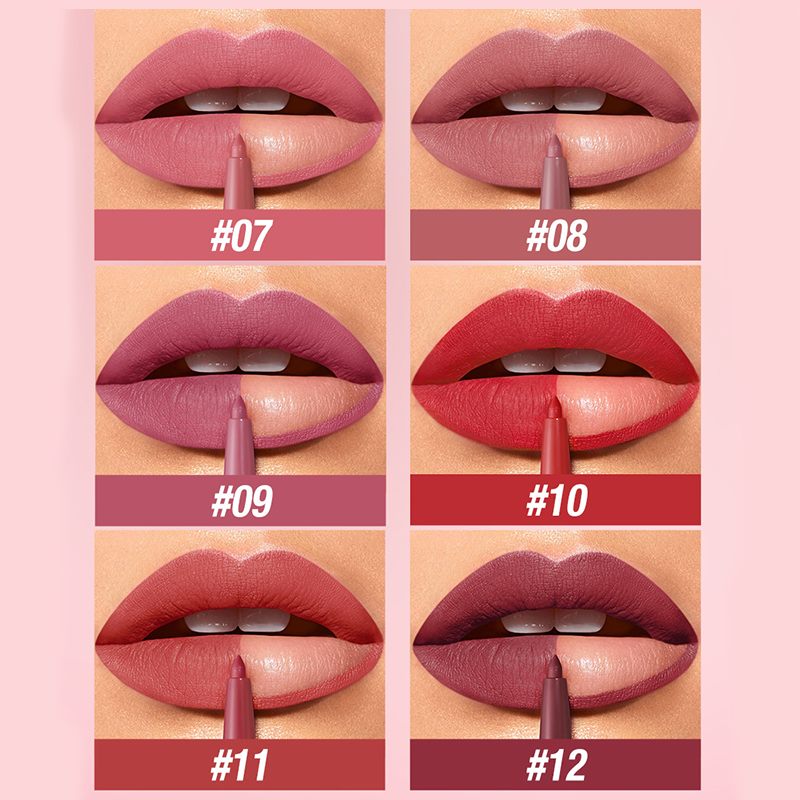 Waterproof Matte Lip Liner Set