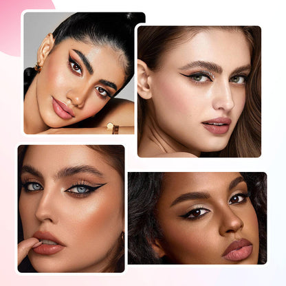 12PCS Waterproof Smudge-Proof Gel Eyeliner Set