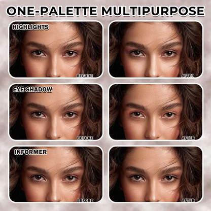 Multifunctional 6-Color Eyeshadow Palette