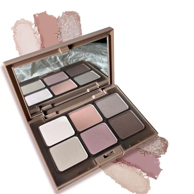 Multifunctional 6-Color Eyeshadow Palette