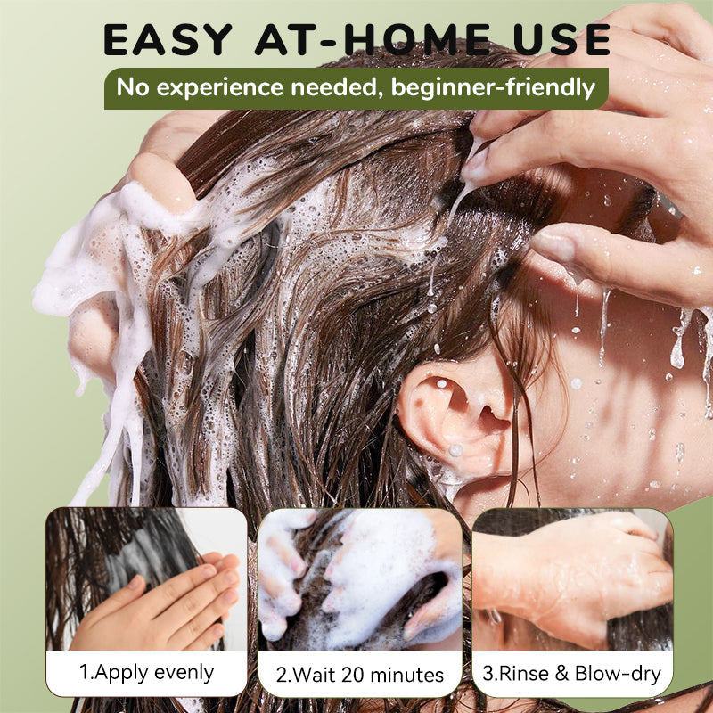 Plant-Based Bubble Hair Dye