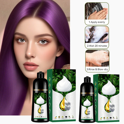 Plant-Based Bubble Hair Dye