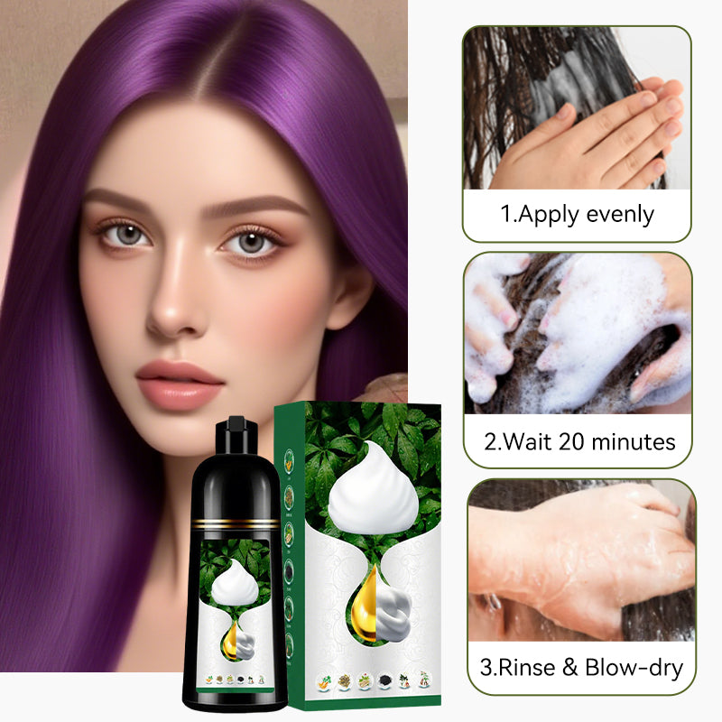 Plant-Based Bubble Hair Dye