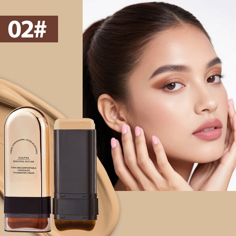 Hydrating Lightweight Foundation Stick with Brush