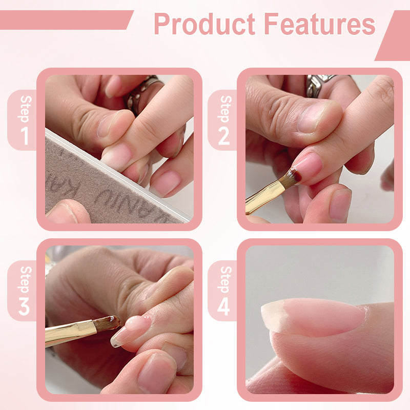 3-in-1 Multi-Purpose High Transparency Nail Construction Base Gel