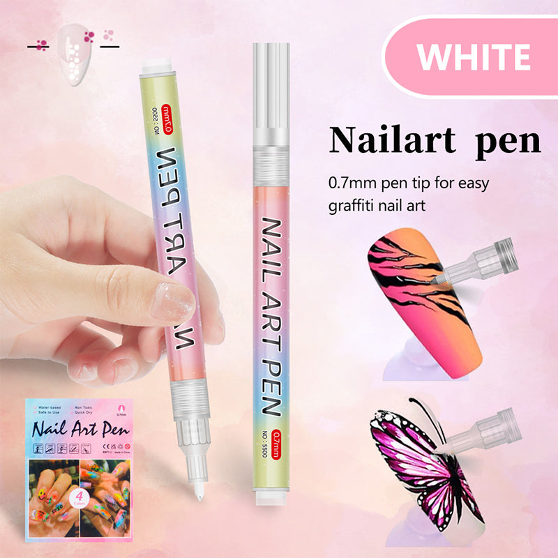 12-Color Professional Nail Art Pen Set