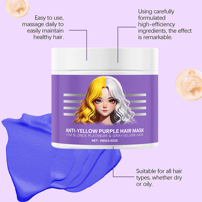 Anti-Yellow Purple Hair Mask