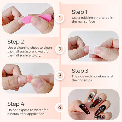 Gothic-Style Fake Nails