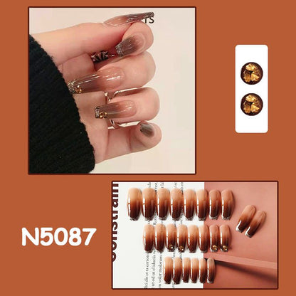 24 Sheets Press-on Delicate Long Nails