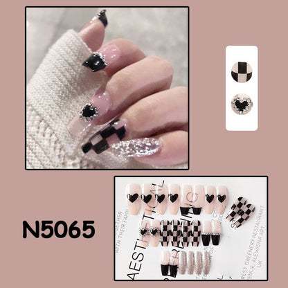 24 Sheets Press-on Delicate Long Nails