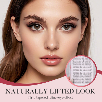 10 Rows False Eyelashes With Self-Adhesive