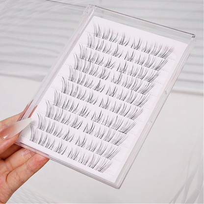 10 Rows False Eyelashes With Self-Adhesive