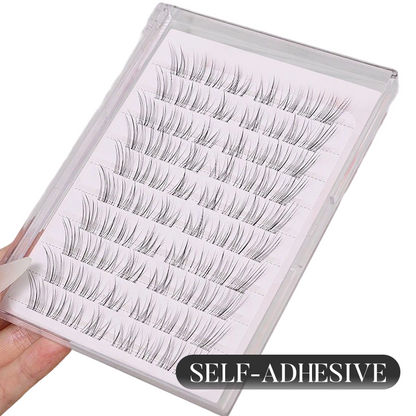 10 Rows False Eyelashes With Self-Adhesive