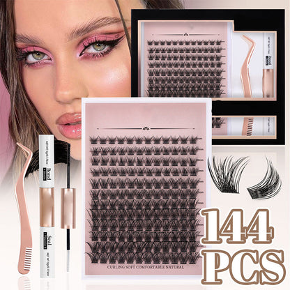 DIY Natural Volume Cluster Lashes Kit