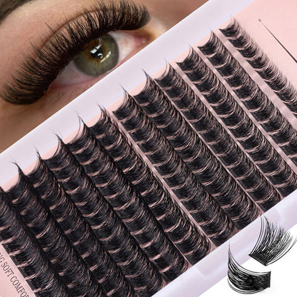 DIY Natural Volume Cluster Lashes Kit