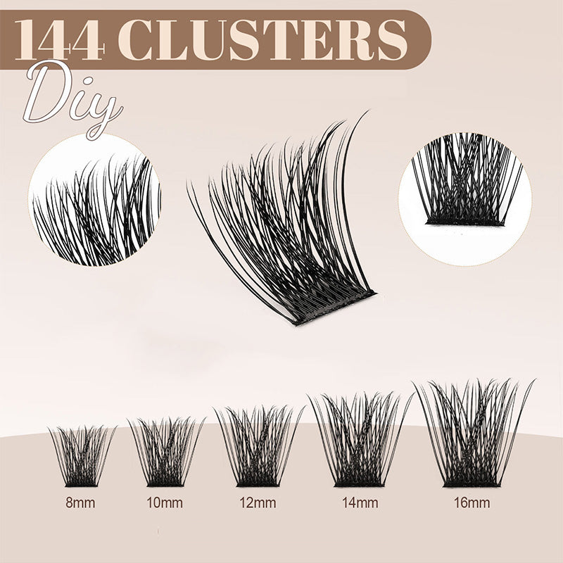 DIY Natural Volume Cluster Lashes Kit