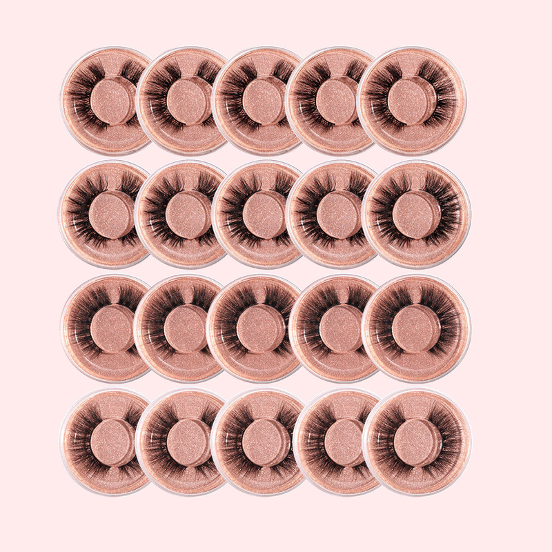 20 Pairs 4 Styles Natural False Eyelashes Set