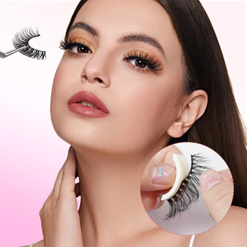 2 Pairs Reusable Long Self Adhesive Eyelashes