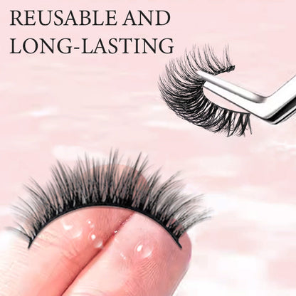 2 Pairs Reusable Long Self Adhesive Eyelashes