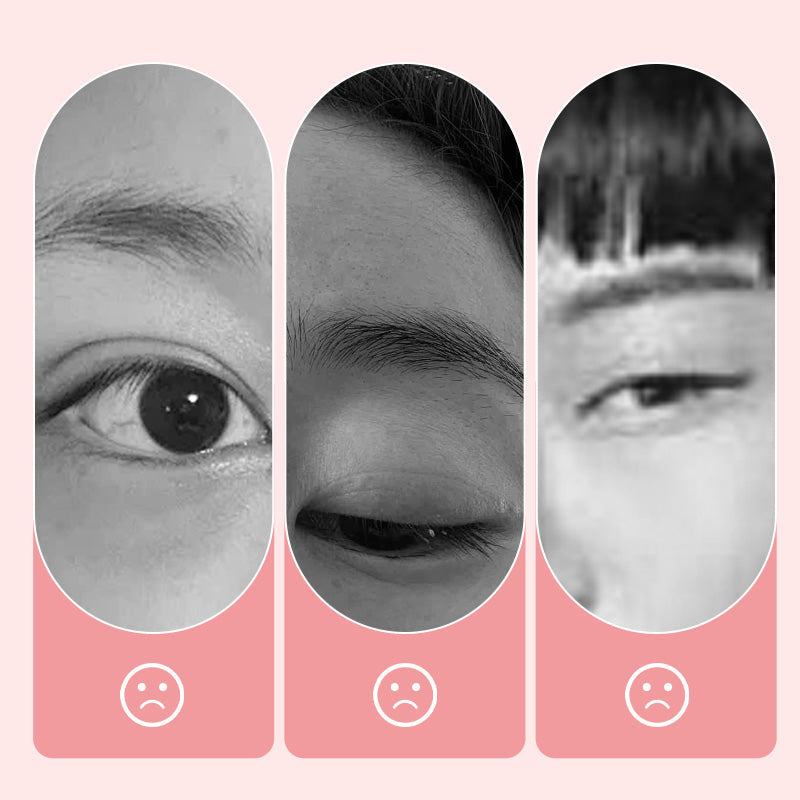 Natural-Looking Curled False Eyelashes