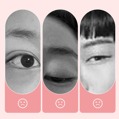 Natural-Looking Curled False Eyelashes